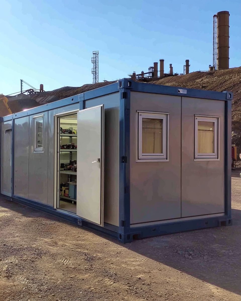 Bodega y taller en módulo KELDIR en obra